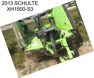 2013 SCHULTE XH1500-S3