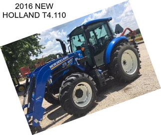 2016 NEW HOLLAND T4.110