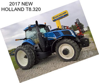 2017 NEW HOLLAND T8.320