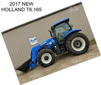 2017 NEW HOLLAND T6.165