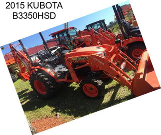 2015 KUBOTA B3350HSD