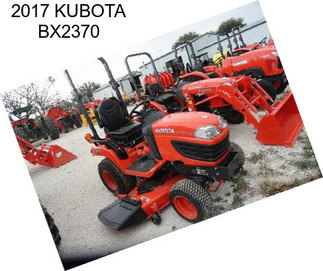 2017 KUBOTA BX2370