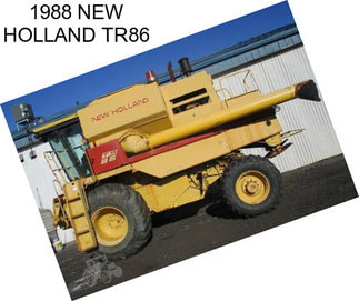 1988 NEW HOLLAND TR86