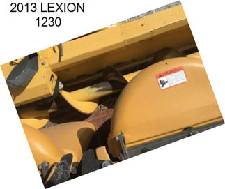 2013 LEXION 1230