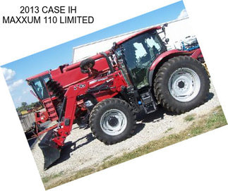 2013 CASE IH MAXXUM 110 LIMITED