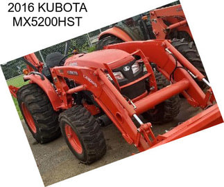 2016 KUBOTA MX5200HST