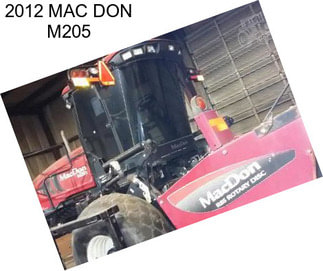 2012 MAC DON M205