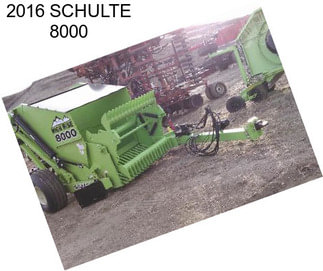 2016 SCHULTE 8000