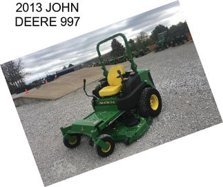 2013 JOHN DEERE 997