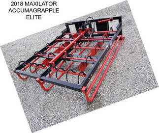 2018 MAXILATOR ACCUMAGRAPPLE ELITE