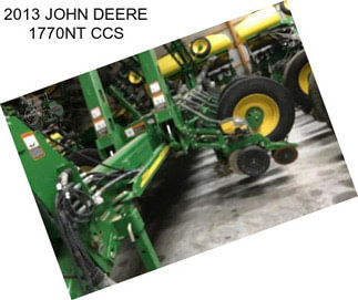 2013 JOHN DEERE 1770NT CCS