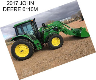 2017 JOHN DEERE 6110M