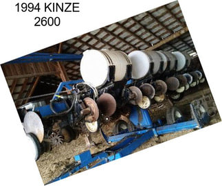 1994 KINZE 2600