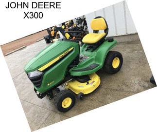 JOHN DEERE X300