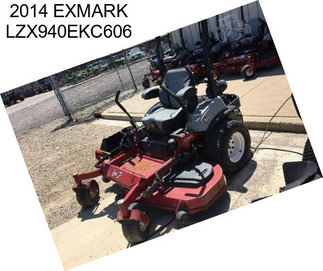 2014 EXMARK LZX940EKC606