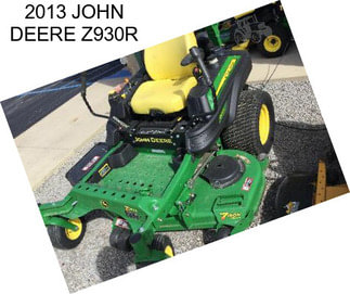 2013 JOHN DEERE Z930R