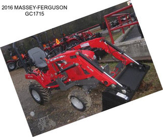 2016 MASSEY-FERGUSON GC1715