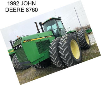 1992 JOHN DEERE 8760