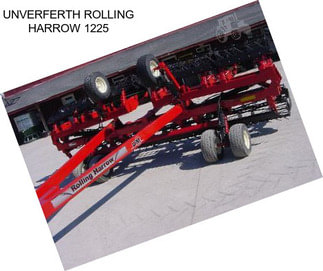 UNVERFERTH ROLLING HARROW 1225