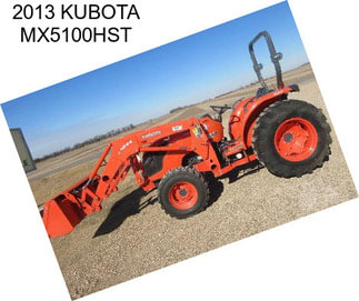 2013 KUBOTA MX5100HST