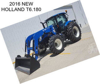 2016 NEW HOLLAND T6.180