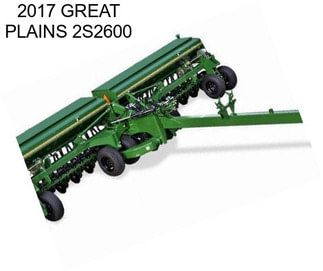 2017 GREAT PLAINS 2S2600