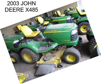 2003 JOHN DEERE X485