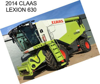 2014 CLAAS LEXION 630