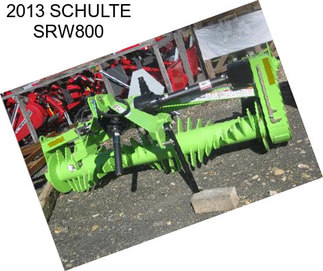 2013 SCHULTE SRW800