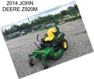 2014 JOHN DEERE Z920M