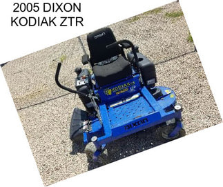 2005 DIXON KODIAK ZTR