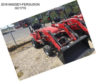 2018 MASSEY-FERGUSON GC1715