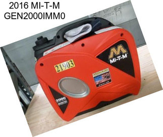 2016 MI-T-M GEN2000IMM0