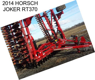 2014 HORSCH JOKER RT370