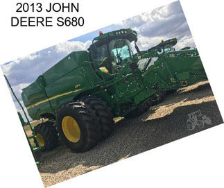 2013 JOHN DEERE S680