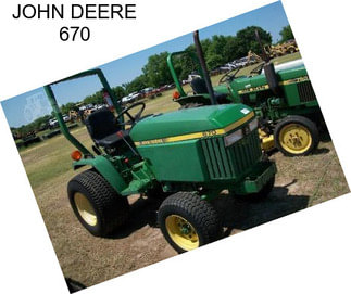 JOHN DEERE 670