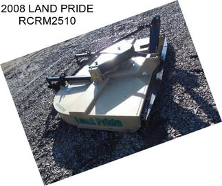 2008 LAND PRIDE RCRM2510