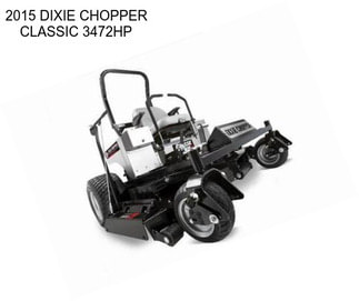 2015 DIXIE CHOPPER CLASSIC 3472HP