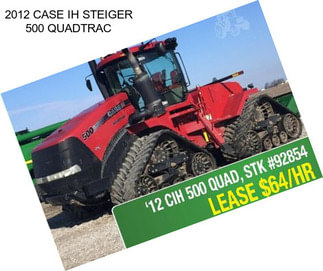 2012 CASE IH STEIGER 500 QUADTRAC