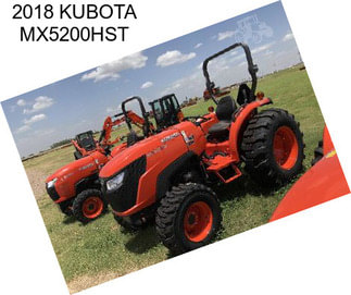 2018 KUBOTA MX5200HST