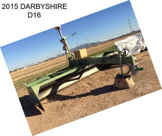 2015 DARBYSHIRE D16