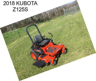 2018 KUBOTA Z125S