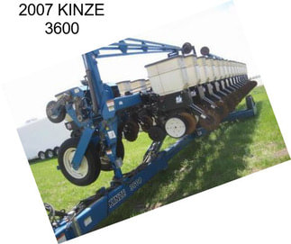 2007 KINZE 3600