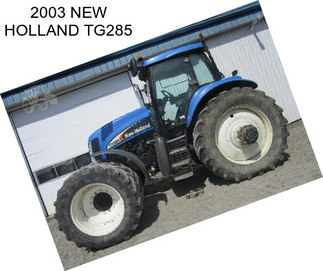 2003 NEW HOLLAND TG285