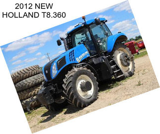 2012 NEW HOLLAND T8.360