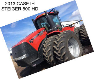 2013 CASE IH STEIGER 500 HD