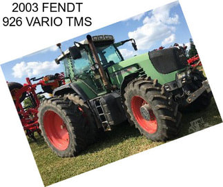 2003 FENDT 926 VARIO TMS