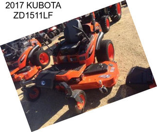 2017 KUBOTA ZD1511LF