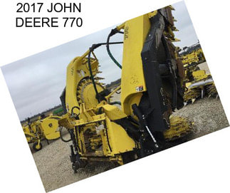 2017 JOHN DEERE 770