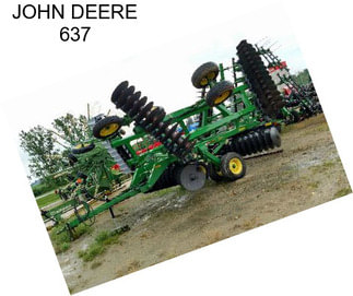 JOHN DEERE 637